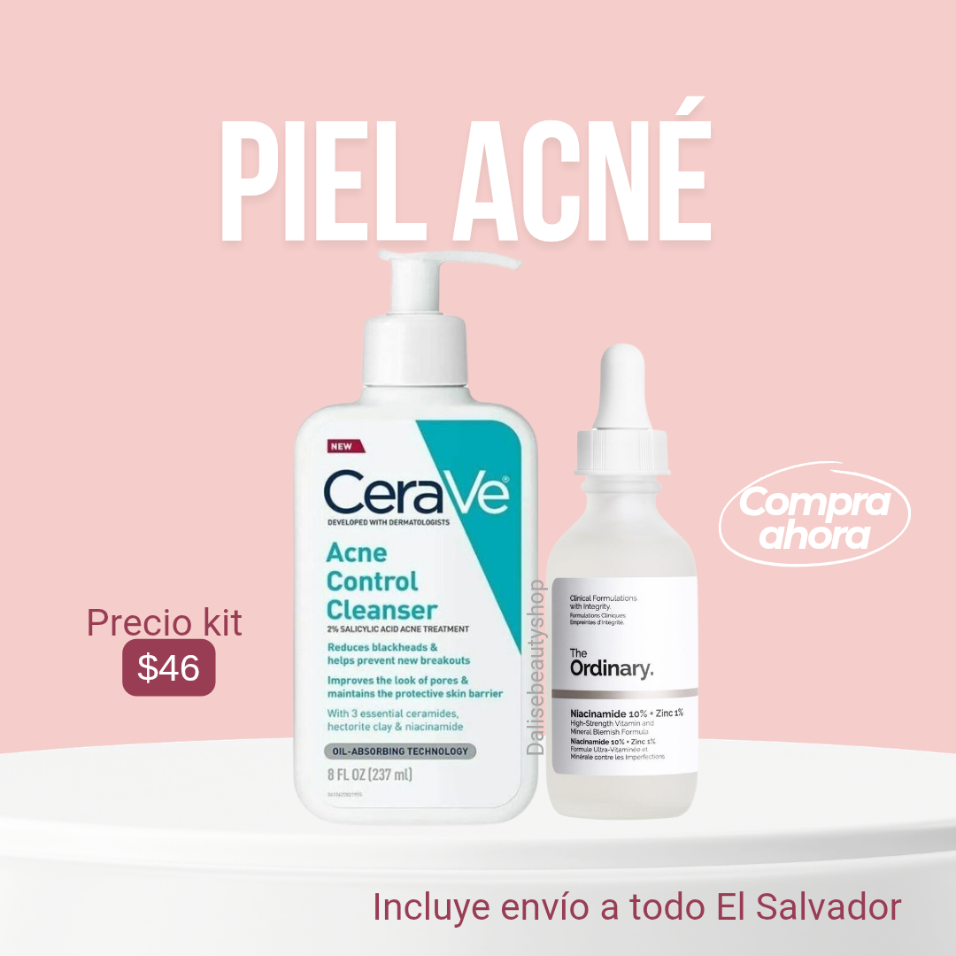 Piel acne