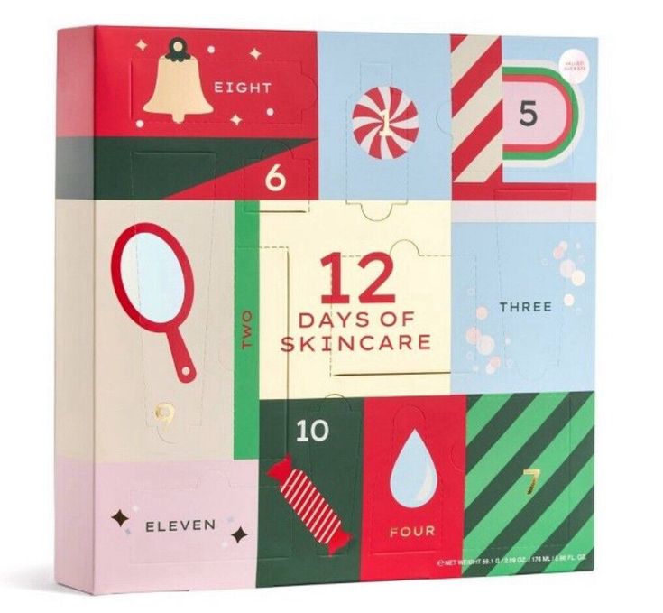 12 days of skincare (calendario de adviento)